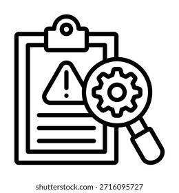 Elemento de icono de incidente para diseño