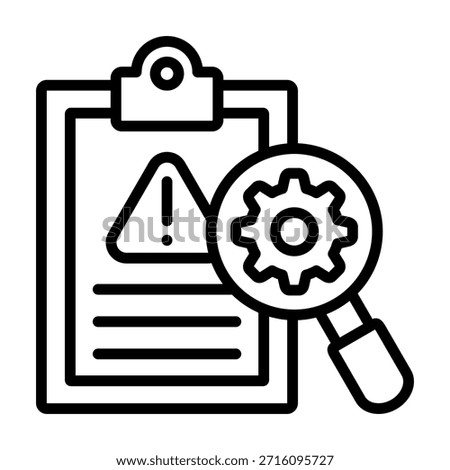 Incident Icon Element For Design