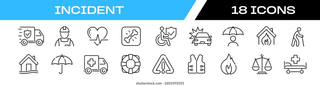 incident icon. incident management icon