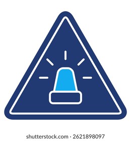 Icono de incidente representado por el símbolo de incidente estilo Dualtone.