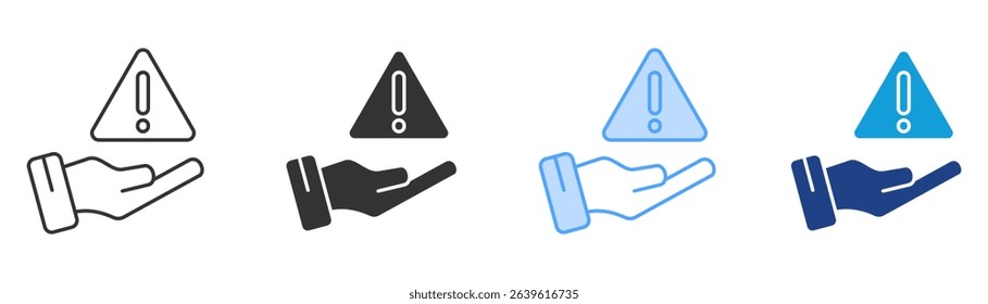 Incident Icon Set Multiple Style Collection