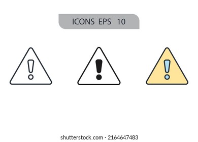 incident icons  symbol vector elements for infographic web