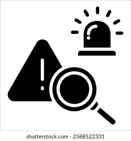 Incident Investigation Icon Element For Design
