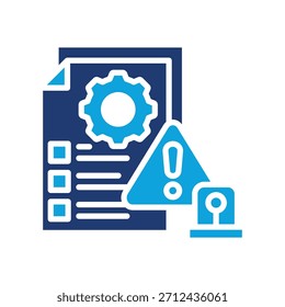 Incident Management Icon Mixed Vector Illustration