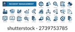  Incident Management icon pack collection sets

