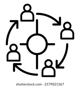 Incident Management Outline  Icon simple Vector Element For Design