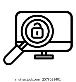 Incident Management Outline  Icon simple Vector Element For Design