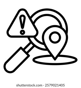 Incident Management Outline  Icon simple Vector Element For Design