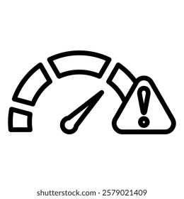Incident Management Outline  Icon simple Vector Element For Design