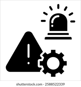 Incident Management System Icon Element For Design