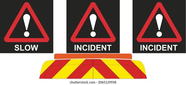 Incident Management VMS, Road Maintenance Vehicle Signs, Road Signs In The United Kingdom