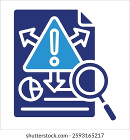 Incident Report Icon Element For Design