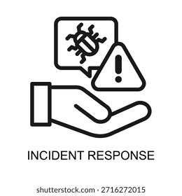 Incident Response-Symbol, Vektorgrafik