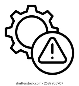 Incident Response Vector Line Icon Design For Personal And Commercial Use