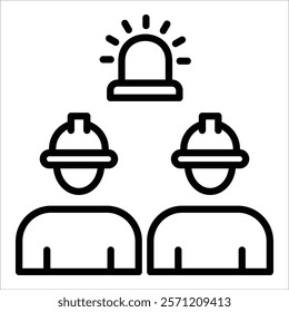 Incident Team Icon Element For Design