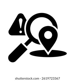 Incident Tracking Icon Element For Design
