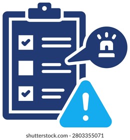 Incident Tracking Icon vector Illustration For Design.