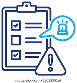 Incident Tracking Icon vector Illustration For Design.
