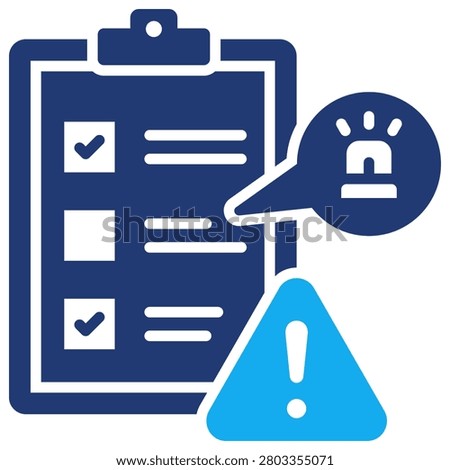 Incident Tracking Icon vector Illustration For Design.