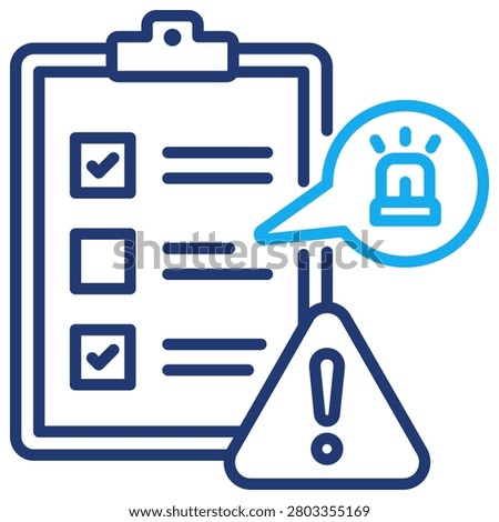 Incident Tracking Icon vector Illustration For Design.