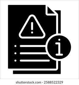 Incident_Information Icon Element For Design