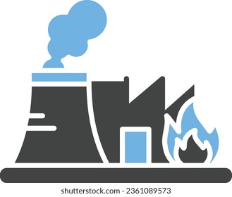 Incinerator Icon image. Suitable for mobile application.