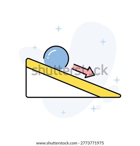 Inclined Plane Vector Fill outline Icons Eps 10 File