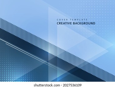 Inclined stripes and lines. Transparent overlapping triangles. Template for business presentations, app covers and website designs. Vector illustration