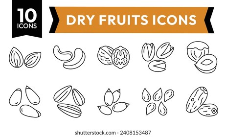 Incluye íconos de frutos secos
