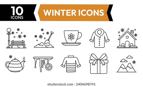 It includes icons of winter