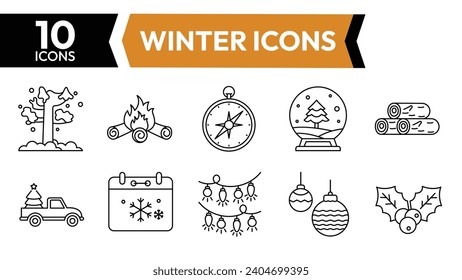 It includes icons of winter