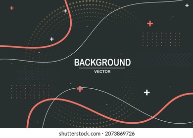 Includes templates set with bauhaus, memphis and hipster style graphic geometry elements. Applicable to placards, brochures, posters, covers and banners. Vector illustration.