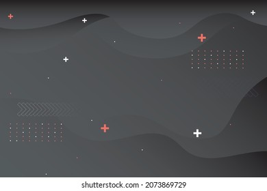 Includes templates set with bauhaus, memphis and hipster style graphic geometry elements. Applicable to placards, brochures, posters, covers and banners. Vector illustration.