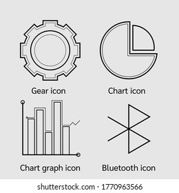 Including technology icons and charts
