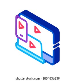 Inclusion Of All Devices Icon Vector. Isometric Inclusion Of All Devices Sign. Color Isolated Symbol Illustration