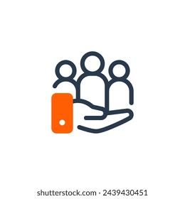 Inclusion and Diversity Campaign Vector Icon Illustration