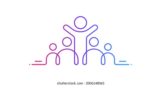 Inclusion and diversity culture equity icon. Group of persons with gender equality. Inclusion infographic symbol. Disability rights. Culture team group. Social equity and gender equality. Vector