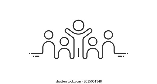 Inclusion And Diversity Culture Equity Icon. Group Of Persons With Gender Equality. Inclusion Infographic Symbol. Disability Rights. Culture Team Group. Social Equity And Gender Equality. Vector