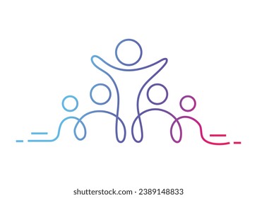 Inclusion and diversity culture equity icon. Group of persons with gender equality. Inclusion infographic symbol. Disability rights. Culture team group