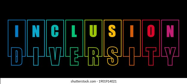 Inclusion And Diversity Infographic Vector Set	