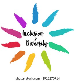 Inclusion And Diversity Infographic Vector Set	