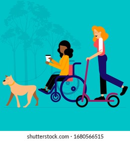 Inclusion. Friendship with a person with difficulties in physical development
