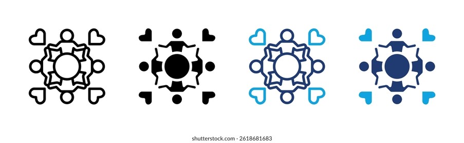 Elemento de icono de inclusión para diseño