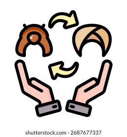 Elemento de icono de inclusión para diseño