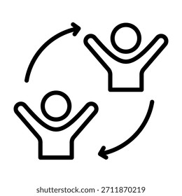 Einschlusssymbol Linienstil, Vektorgrafik