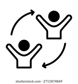 Einschlusssymbol gemischter Stil, Vektorgrafik