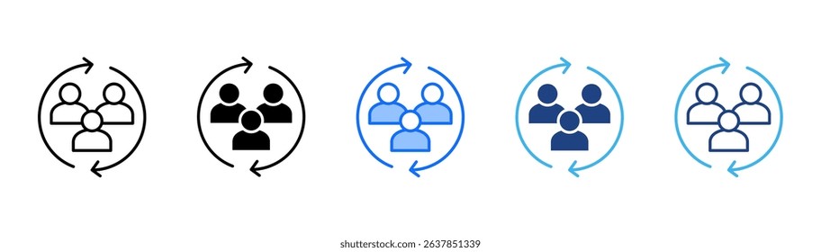 Inclusion Icon Set With Multiple Style For Design