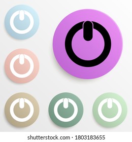 Farbsatz für Einschlusszeichen Einfache Glyphe, flache Vektorgrafik von Web-Icons für i und ux, Website oder mobile Anwendung