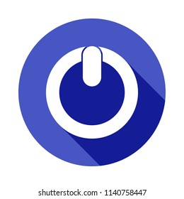 inclusion mark icon in Flat long shadow style