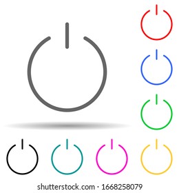inclusion mark multi color style icon. Simple thin line, outline vector of web icons for ui and ux, website or mobile application